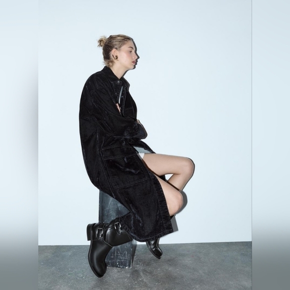 Zara Buckle Ankle Boots sz 36 - Picture 2 of 16